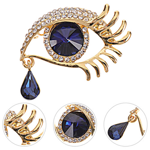 Brooch Polished Imported Rhinestone 1