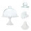 1Ensemble Couvre-Plats Verre Plateau Céramique Pour Maison 4
