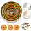 2Pcs Round Cookie Moulds in Assorted Colors for Easy Dough Cutting 11