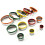 2Pcs Round Cookie Moulds in Assorted Colors for Easy Dough Cutting 2