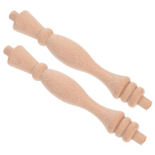2Stk Unlackierte Holzbaluster Für Treppen Diy Spindeln Ersatz