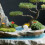 4 Stuks 3D Mini Hars Landschap Desktop Decoratie Wit 5