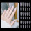 300 Stuks Valse Nagels Square Kunstmatige Medium Lange Tips 7