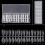 300 Stuks Valse Nagels Square Kunstmatige Medium Lange Tips 5