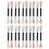 20Stück Lidschattenpinsel Set Doppelseitiges Schwämmchen Applikator 1