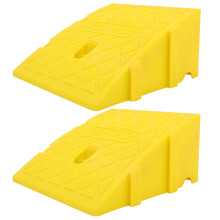 2Stk Curb Ramps Einfahrrampe Türschwelle Eingangsramppe