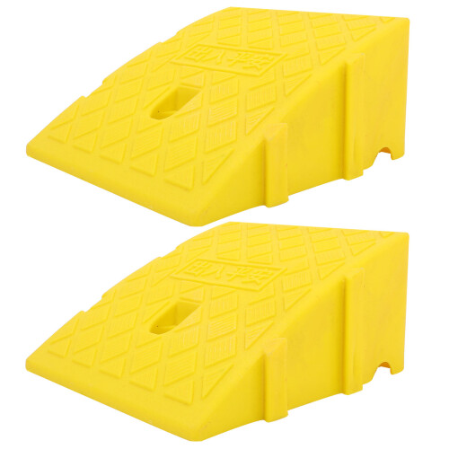 2Stk Curb Ramps Einfahrrampe Türschwelle Eingangsramppe
