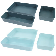 6St Praktische Plastic Opbergdozen Voor En Slaapkamer