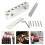 3 Sets 4- -Lippenstiftform Aus Aluminium 4