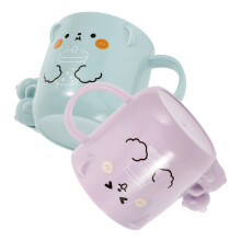 2 Badkamer Cartoon Mondspoel Cup Voor Student En Baby