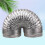 1Pièces Gaine D'évacuation Aluminium Ignifuge Multifonction Argent 4