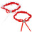 Garter Set Rood Kanten 6,9x5,1 Inch 6