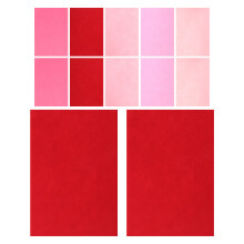 30 Stuks 11,71X7,78 Inch Rood Roze Viltplaten Voor Knutselen