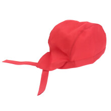 Chefs Hoed Catering Skullcap Turban Keuken Rood