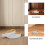 3Pièces Bordure Décorative Blanche PVC Mousse Autocollante Durable 7