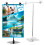 2 Stks Verstelbare Bannerstandaard Display Supermarkt Poster 1