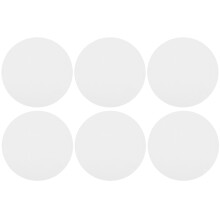 Paintbenodigdheden Canvas Tekendoek Wit 6 Stuks Premium