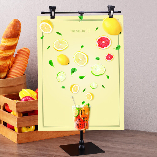 2 Stks Verstelbare Bannerstandaard Display Supermarkt Poster 2