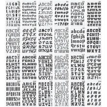24 Stuks Letter Stencil Diy Tekensjablonen Wandkunst Schilderstencils