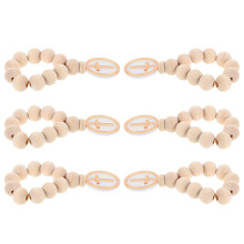 6 Kralen Rozenkrans Met Kruis Voor Baby Bridal Shower