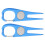 Metal Divot Tool Aluminiumlegering Lichtblauw 2 1