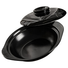 Vintage Kleistoven Met Voor , Stoofpot En Rijst