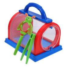 1 Set Handheld Insectenkooi Met Vergrootglas En Pincet