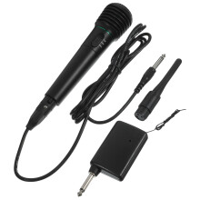 Bedrade Handmicrofoon - 2In1 Handbediende Bedraad & Draadloos
