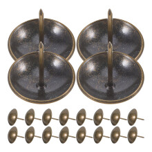30 Antieke Metalen Ronde Spijkers Voor Stoffering En Decor