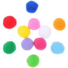 100Stk Fluffy Dekorationen Pompons