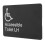 Panneau ABS Noir Accès Toilette Handicapée Tactile Durable 10