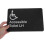 Panneau ABS Noir Accès Toilette Handicapée Tactile Durable 6