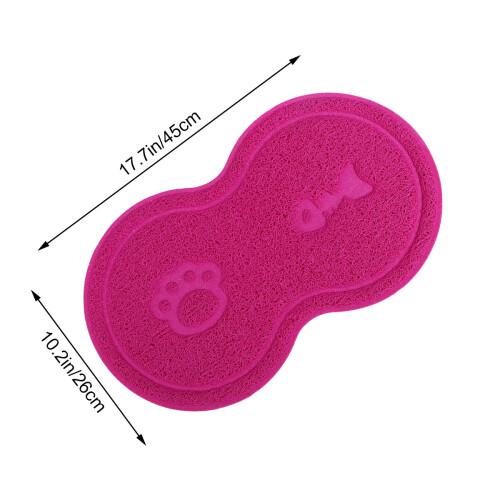 Non-Slip Katzenfuttermatte Mit Kompaktem Design 1 Set 1