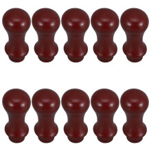 Raindrops Wachs-Siegel-Verdampfer Holz Dunkelrot 10er Set
