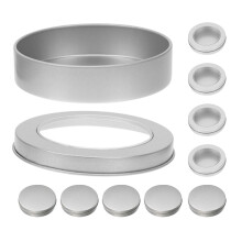 10Stück Weißblech Dosen Mit Deckel Für Cookies Und Süßigkeiten