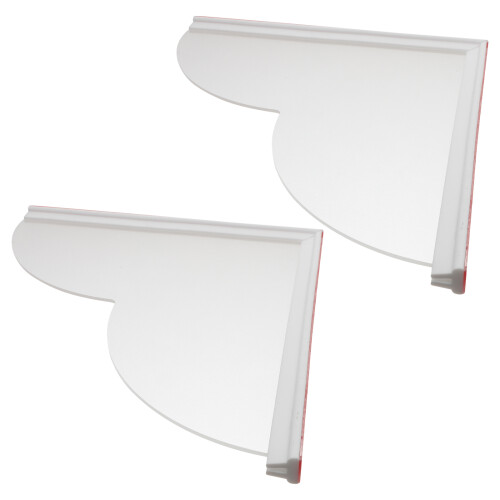 2 Duschspritzschutz Für Kinder 24,00x24,00x1,50 Cm