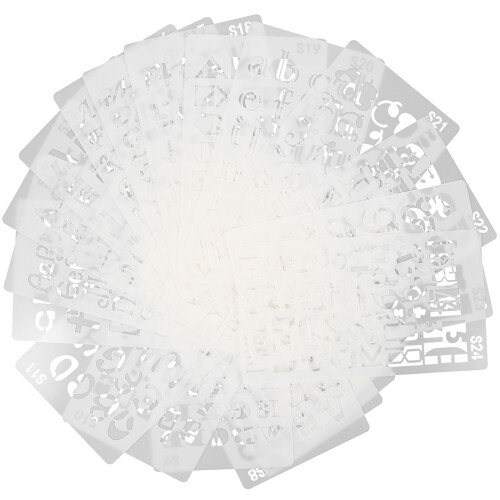 Painting Stencils Englisch Alphabet Schablonen 1 Set