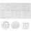 Painting Stencils Englisch Alphabet Schablonen 1 Set 4