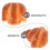 2Pcs Artificial Croissant Rolls Pu Faux Bread Model For Bakery Display 10