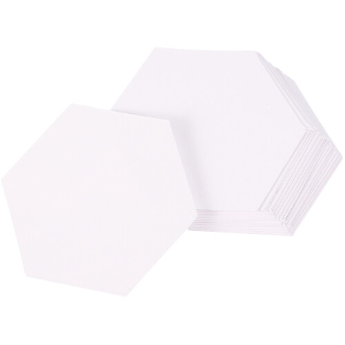 100 Stk Papierapplikationsformen Papierpatchwork Schablonen Weiß