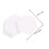 100 Stk Papierapplikationsformen Papierpatchwork Schablonen Weiß 2