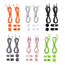 12St Tieless Elastische Schoenveters Met Lock in Diverse Kleuren
