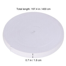 Strick Elastische Bänder Weiß 1 Rolle 40 M 2 Cm Breite