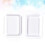 100Pcs White Paper Grade for Parties 6