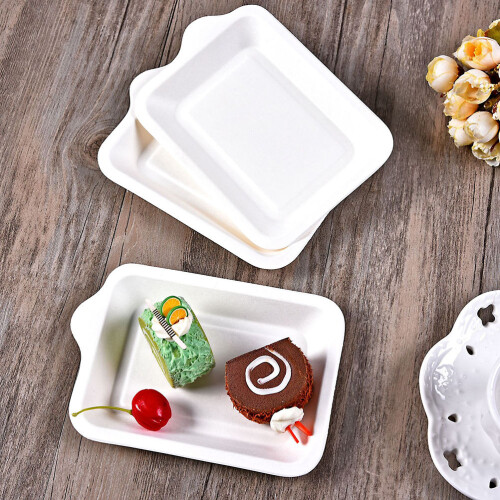 100Pcs White Paper Grade for Parties 2