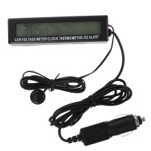 Digitaluhr Auto Elektronisch Automobil Alarm Display Schwarz