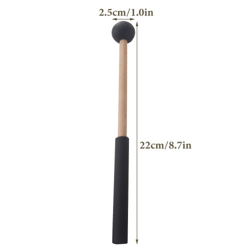 2Paren Paar Stevige Rubber Percussion Sticks Voor Muzikanten 1