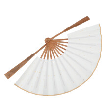 bamboo paper folding fan for wedding favors and home diy decoration