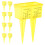 10 Transparenter Regenmesser Hellgelber Sprinkler 11