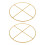 2 Goldfarbene Ringmaterial Ringe Für Basteln Diy 7